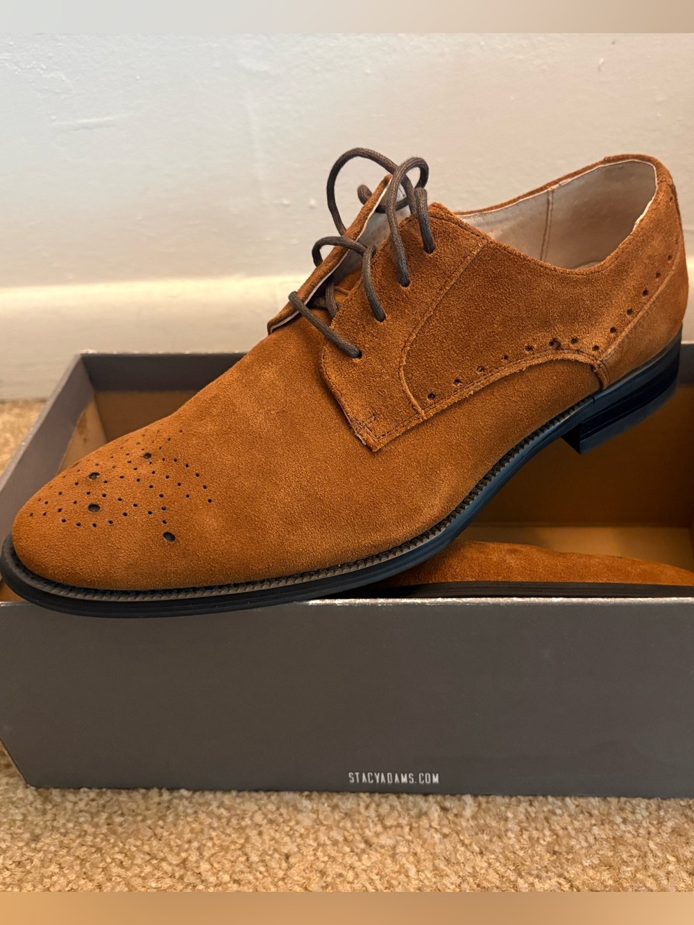 Stacy Adams Men's Kensington Camel Shoes
